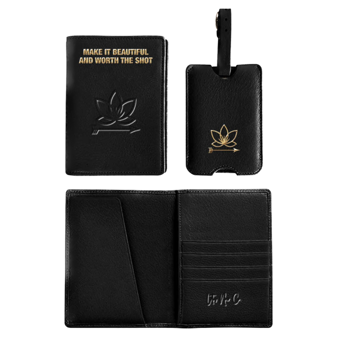 Privacy Traveler Wallet - Travel Wallet Organizer | Truffle Black - Leather